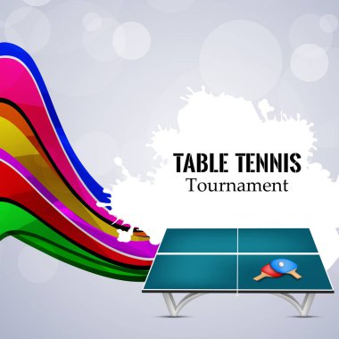 Kapalı Spor Masa Tenisi arka plan resmi