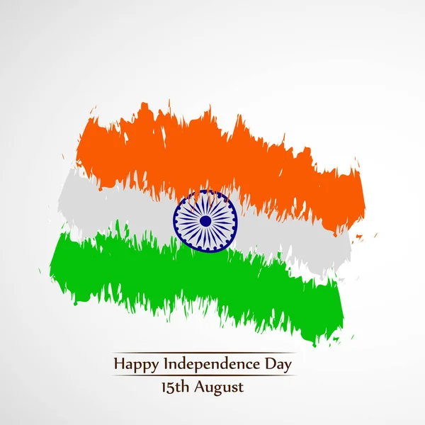 Illustration av Indien självständighetsdagen bakgrund — Stock vektor