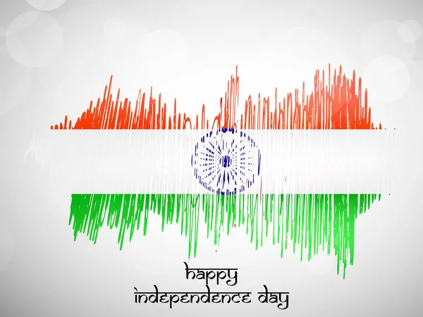 Ilustración del Día de la Independencia de India Antecedentes — Vector de stock