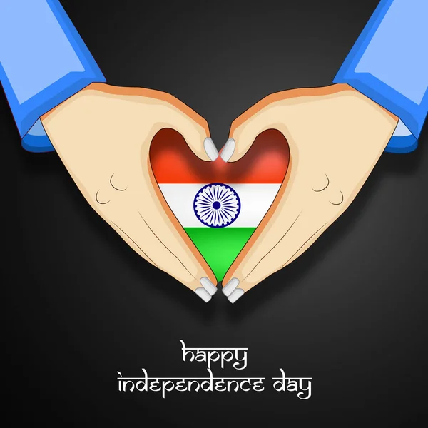 Ілюстрація фон День незалежності Індії — стоковий вектор