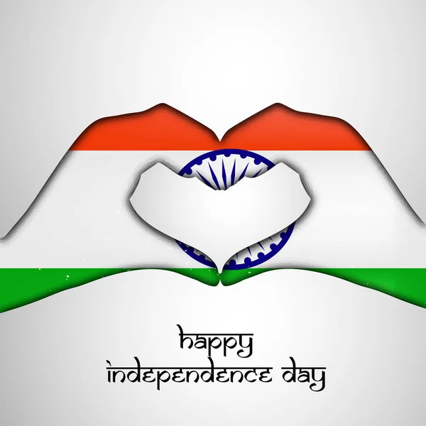 Ilustración del Día de la Independencia de India Antecedentes — Vector de stock