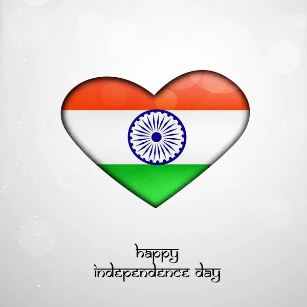 인도 독립 기념일 배경 그림 — 스톡 벡터