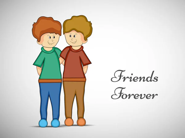 Иллюстрация фона Дня дружбы — стоковый вектор