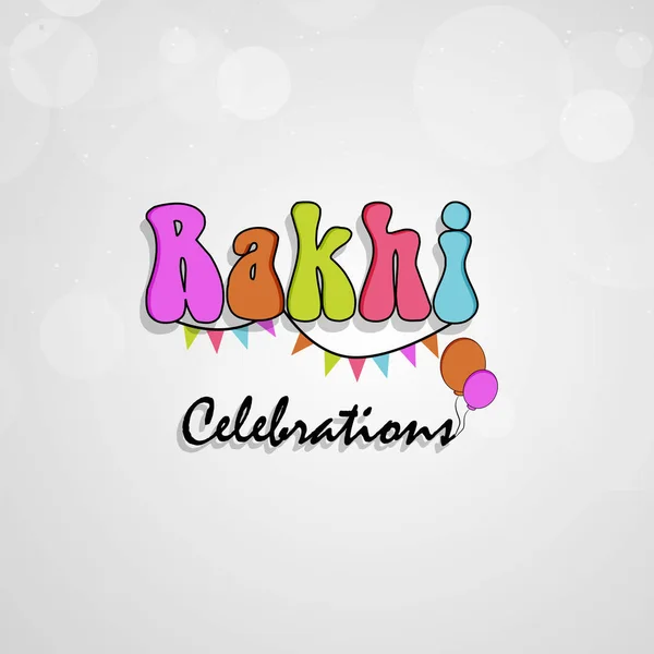 Ilustración del Festival Hindú Raksha Bandhan Fondo — Vector de stock