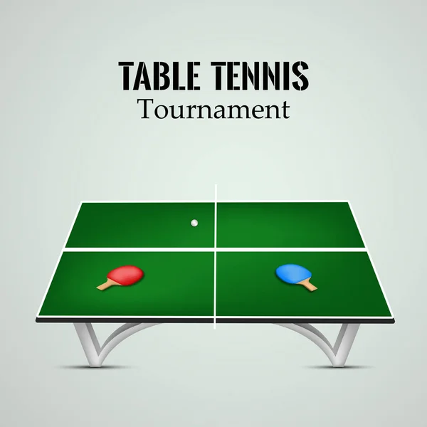 Illustration du sport d'intérieur Fond de tennis de table — Image vectorielle