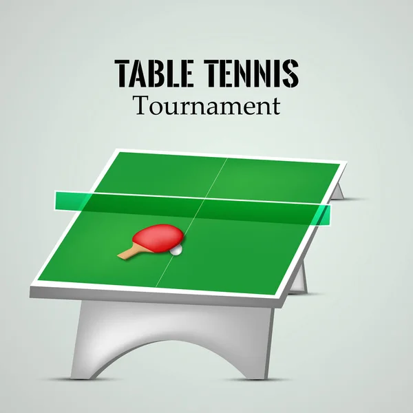 Illustration du sport d'intérieur Fond de tennis de table — Image vectorielle