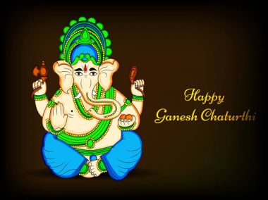 Ganesh Chaturthi arka plan resmi