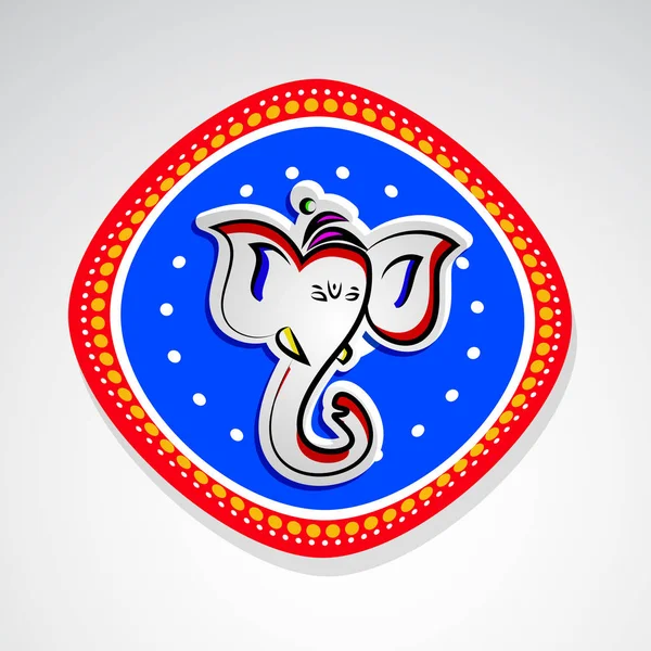 Illustration de Ganesh Chaturthi Contexte — Image vectorielle