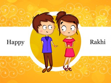 Hindu festivali Raksha Bandhan arka plan resmi