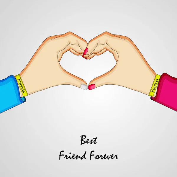 Иллюстрация фона Дня дружбы — стоковый вектор