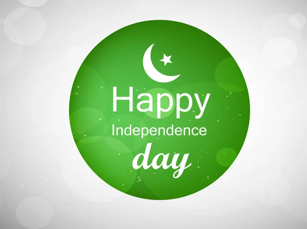 Ilustração de elementos para o Dia da Independência do Paquistão — Vetor de Stock
