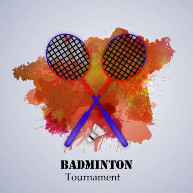 Spor badminton arka plan resmi