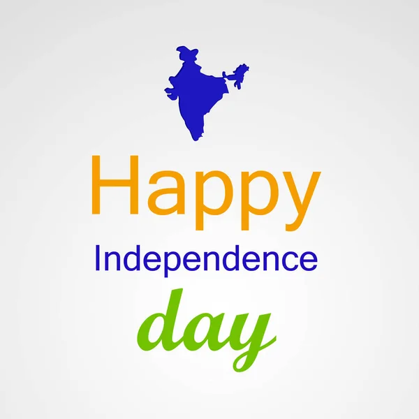 Illustratie van India Independence Day achtergrond — Stockvector