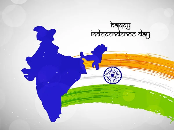 Ilustración del Día de la Independencia de India Antecedentes — Vector de stock