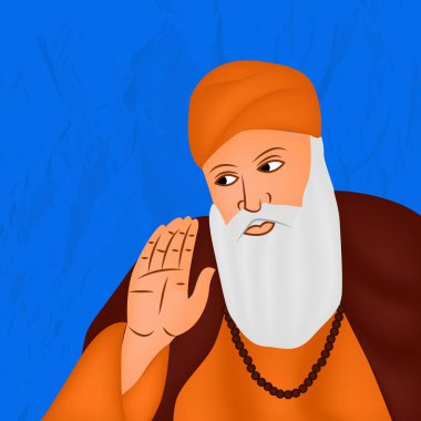 Festivalin Sih Guru Nanak Jayanti Background illüstrasyon