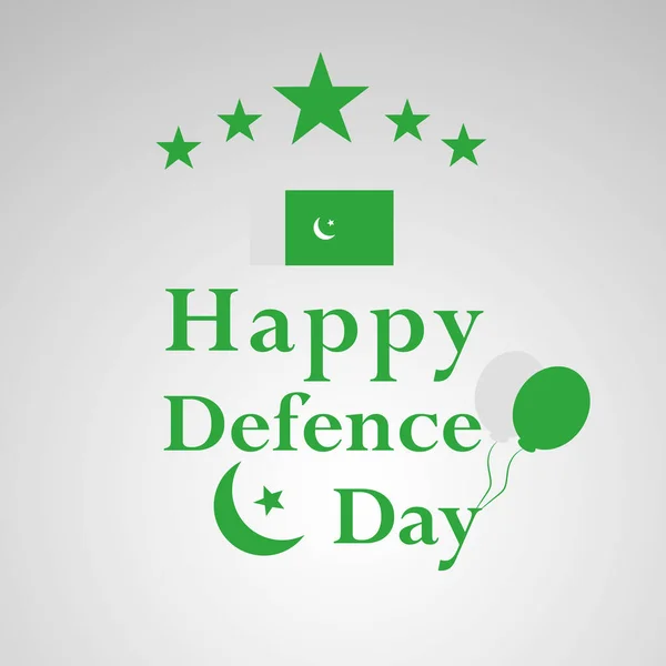 Иллюстрация истории Дня обороны Пакистана — стоковый вектор