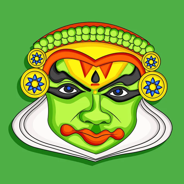 Ilustracja z South Indian Festiwal Onam tło — Wektor stockowy