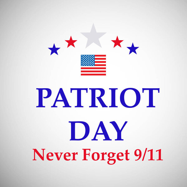 illustration of Patriot Day background