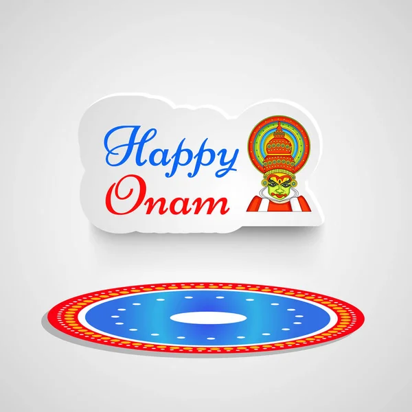 Illustration de South Indian Festival Onam fond — Image vectorielle