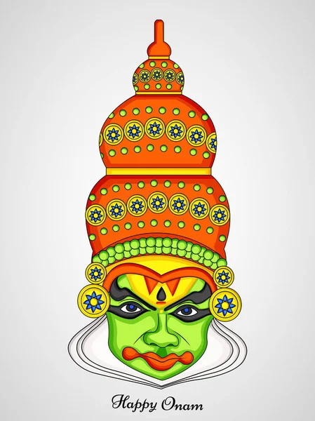 Illustration de South Indian Festival Onam fond — Image vectorielle