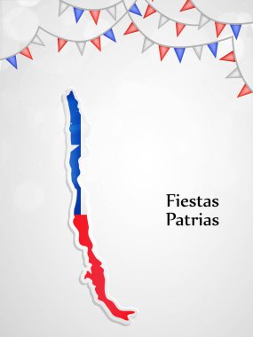 illustration of Chile's National Independence Day background clipart