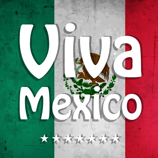 Hintergrund des mexikanischen Unabhängigkeitstages — Stockvektor