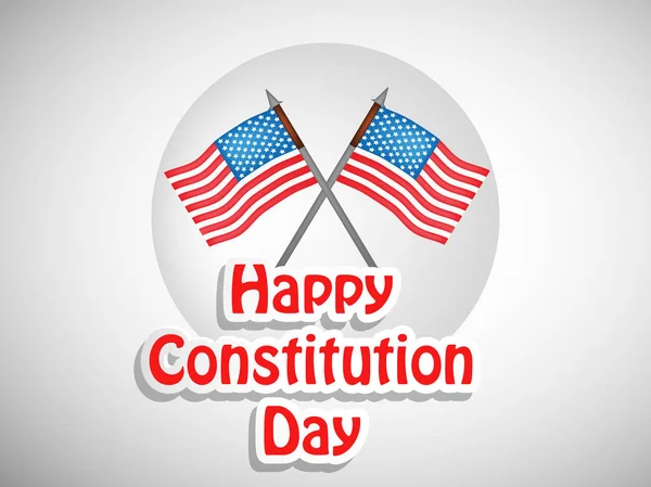 Illustration of USA Constitution Day background — Stock Vector