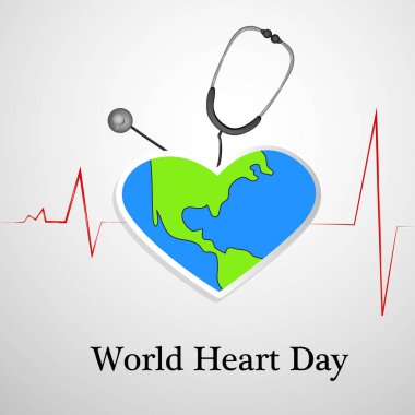 Dünya Kalp günü arka plan resmi