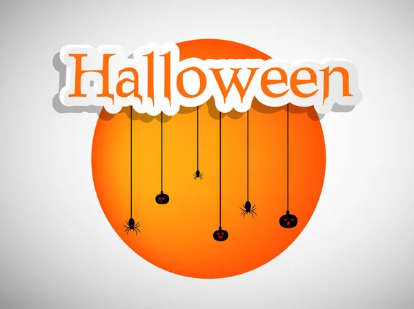 Ilustración de fondo de Halloween — Vector de stock