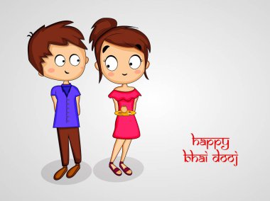 Hindu festivali Bhai Dooj arka plan resmi