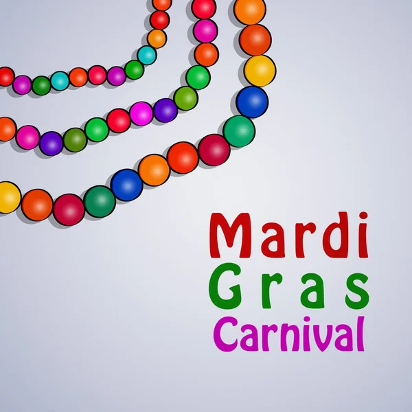 Firandet För Mardi Gras Karneval Bakgrund — Stock vektor
