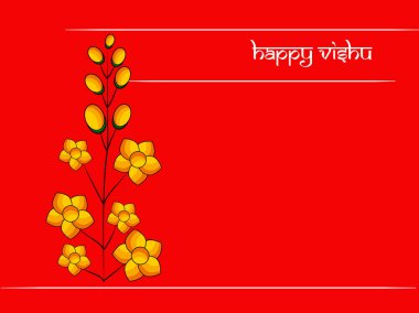 Hint devlet kerala Hindu festivali Vishu arka plan resmi 