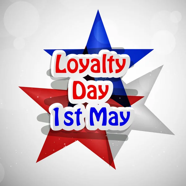 Ilustración Usa Loyalty Day Background — Vector de stock