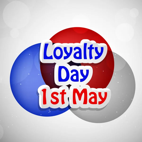 Ilustración Usa Loyalty Day Background — Vector de stock