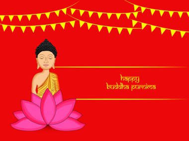 Hindu Budizm Festivali Buddha Purnima için arka plan resmi