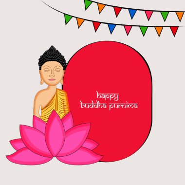 Hindu Budizm Festivali Buddha Purnima için arka plan resmi