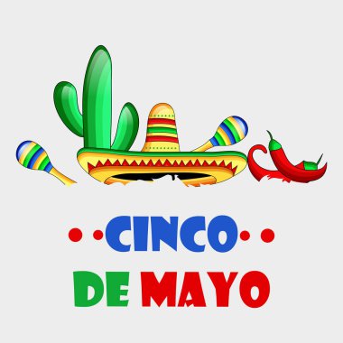 Arka plan illüstrasyon Cinco De Mayo için