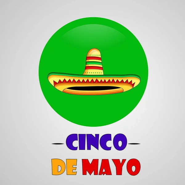 Ilustração Fundo Para Cinco Mayo —  Vetores de Stock