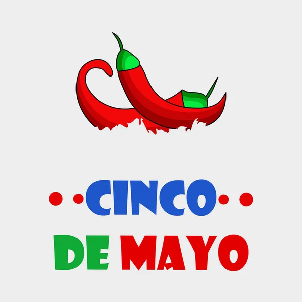 Ilustração Fundo Para Cinco Mayo —  Vetores de Stock