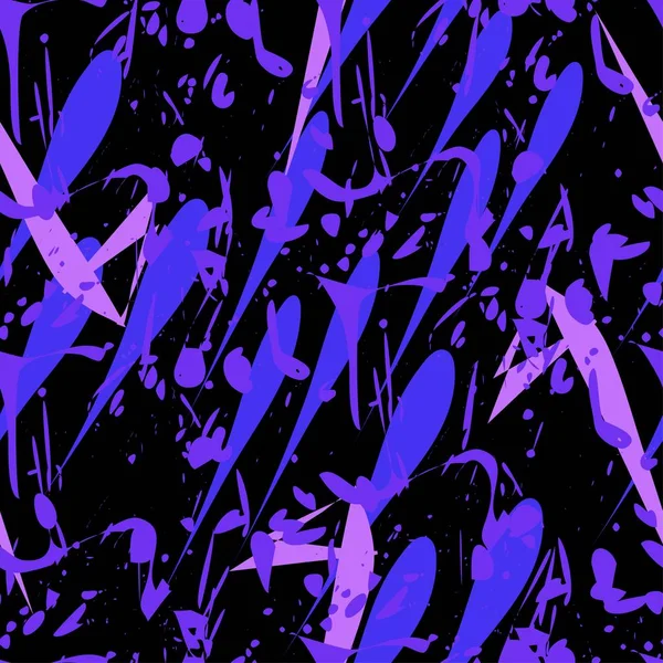 シームレスなパターン抽象的な紫色のピンクの斑点がペイント — ストックベクタ