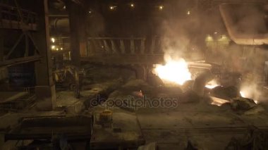 Yüksek fırın Metalurji tesisi.