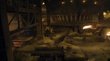 Yüksek fırın Metalurji tesisi.