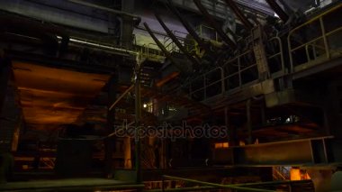 Sürekli döküm tesisi. Çelik işleri.