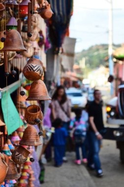 Raquira içinde seramik el sanatları