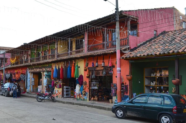 Las calles de Ráquira — Foto de Stock