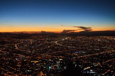 Bogota Monserrate tepesinden