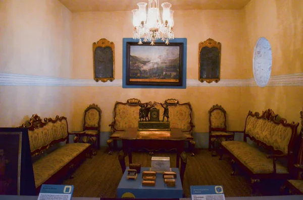 Espacio interior de la Quinta de Bolívar — Foto de Stock