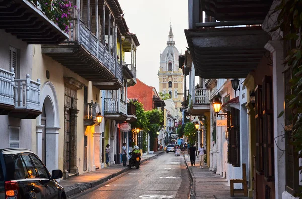 Ciudad vieja de Cartagena — Foto de Stock