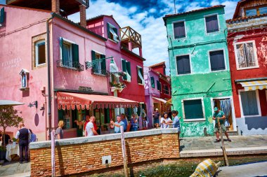 Güzel mimari Burano, İtalya