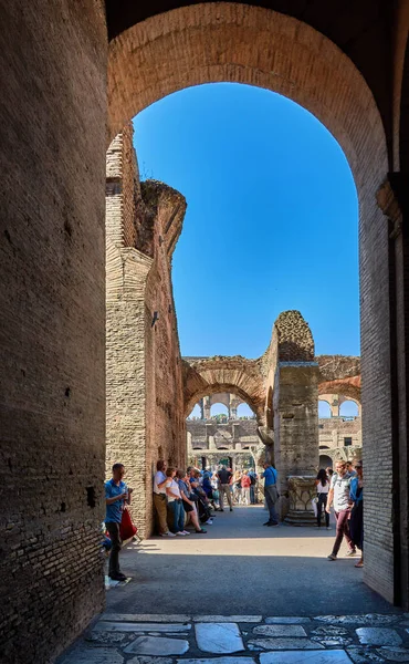 L'interno del Colosseo romano — Foto Stock